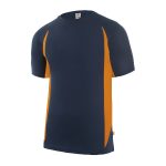 T-Shirt Técnica Bicolor 105501 Marinho/Laranja