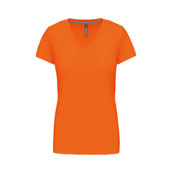 T-Shirt Senhora Decote V K381