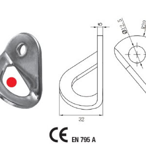 Ponto de Ancoragem em Aço 1307001